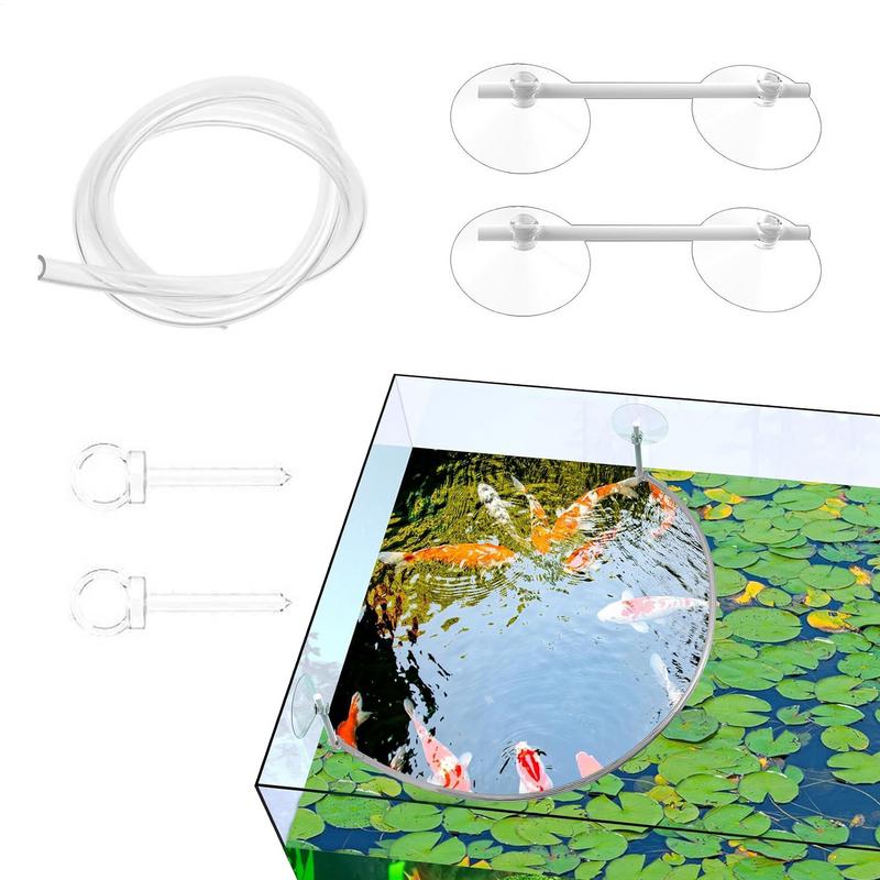 Aquarium Marine Filter - Floating Plant Corral Fish Feeding Ring