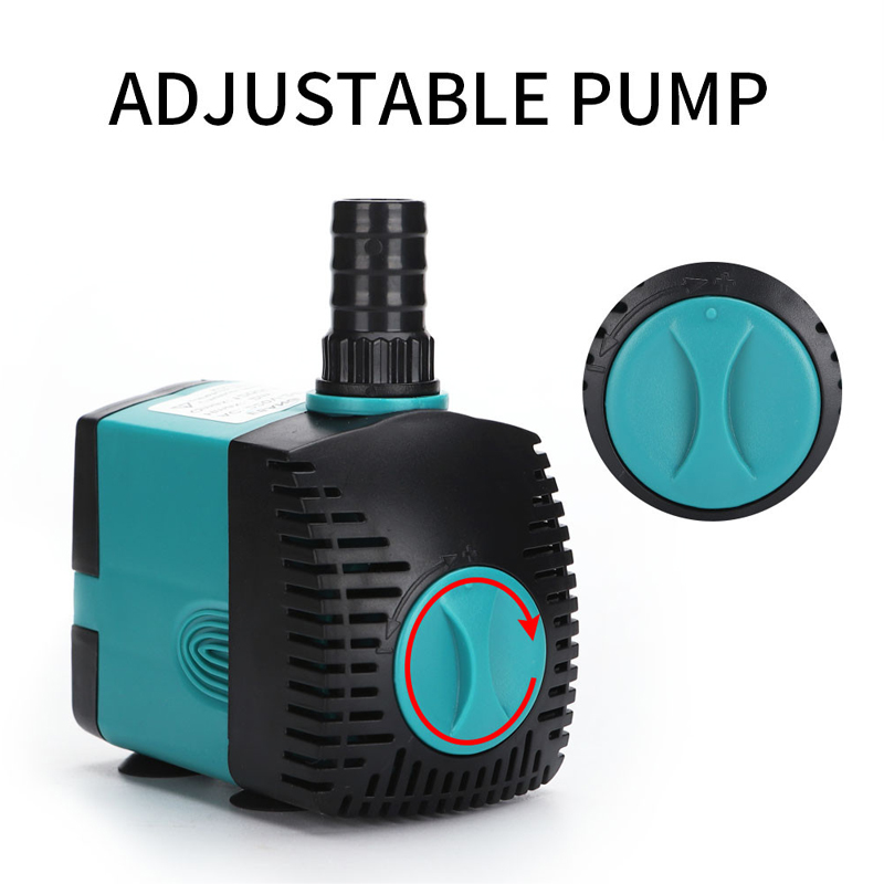 Aquarium Marine Filter - 60/50/35/25/15/10/6/3W Ultra-Quiet Submersible Water Fountain Pump