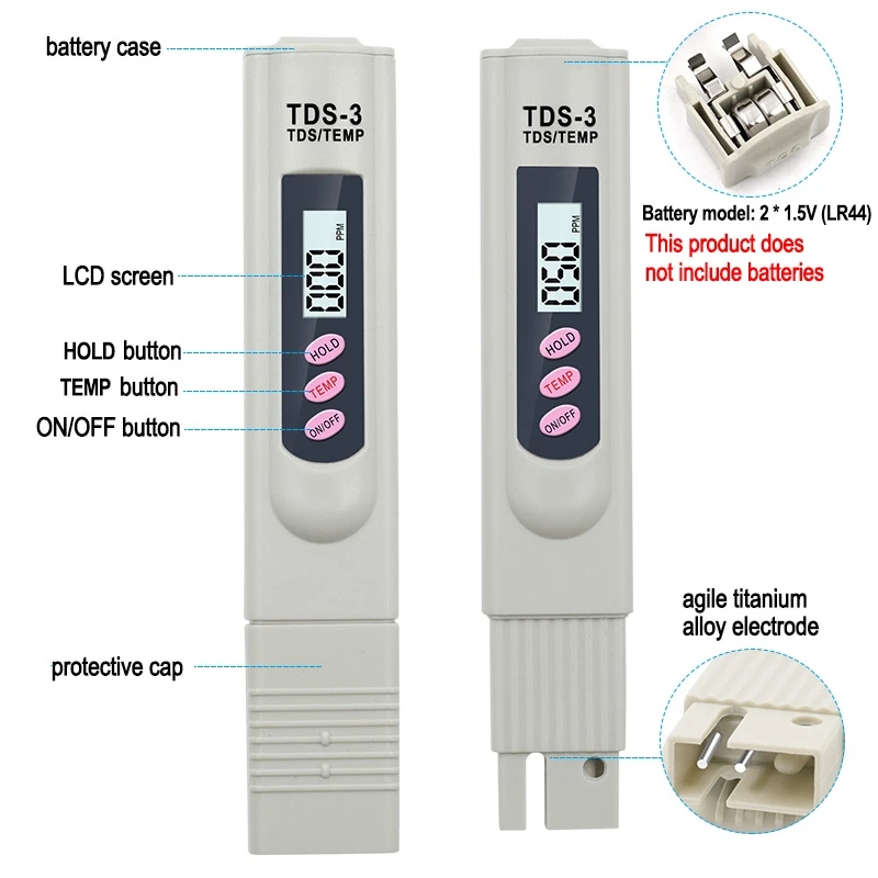 1/3 Pcs Portable LCD Digital T - Aquarium Marine Filter 评论和价格