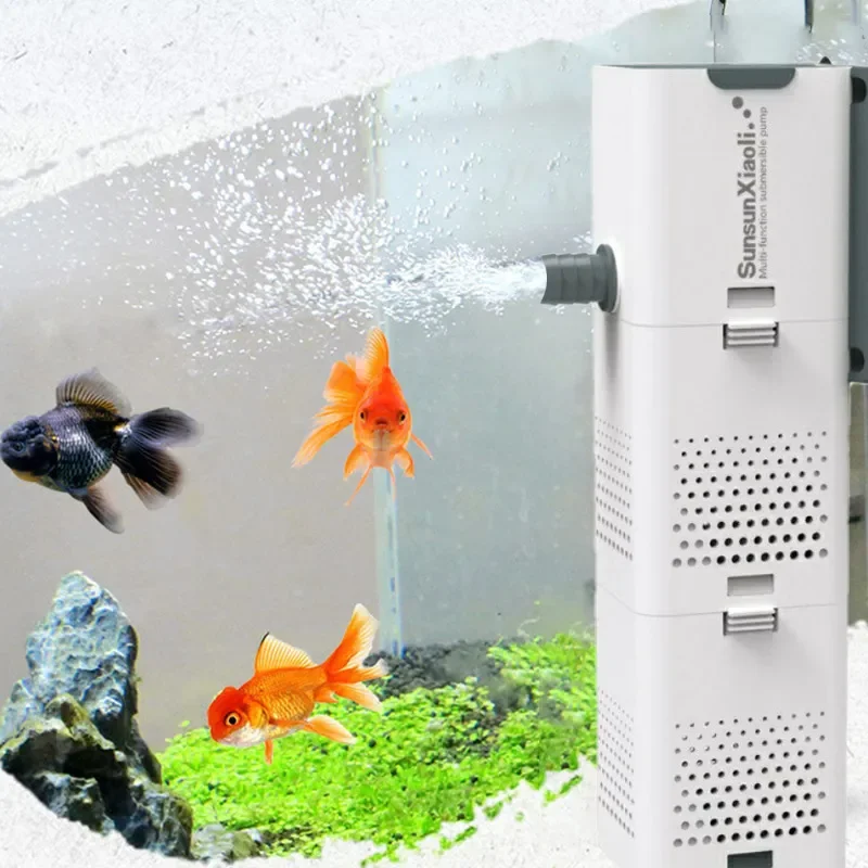 3 In 1 Aquarium Filter Pump Aq - Aquarium Marine Filter 评论和价格